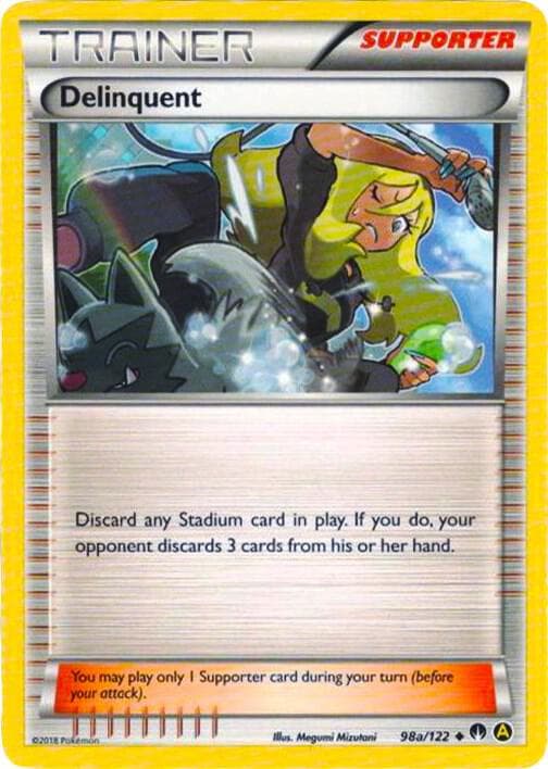 Delinquent — Alternate Art Promos 98a Pokémon card