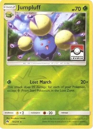 Jumpluff - 14/214 (Pokemon League) — League & Championship Cards 14 Pokémon card