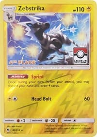 Zebstrika - 82/214 (League Challenge) [4th Place] — League & Championship Cards 82