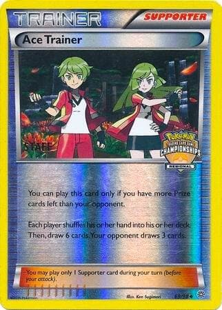Ace Trainer - 69/98 (Regional Championships) [Staff] — League & Championship Cards 69 Pokémon card