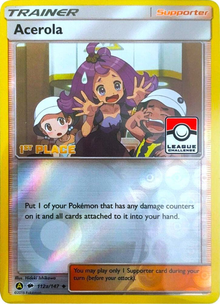 Acerola - 112a/147 (League Challenge) [1st Place] — League & Championship Cards 112a Pokémon card