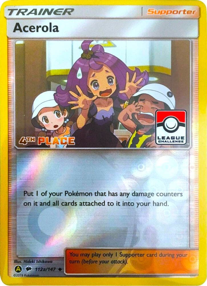 Acerola - 112a/147 (League Challenge) [4th Place] — League & Championship Cards 112a Pokémon card