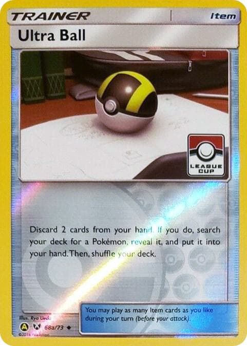 Ultra Ball - 68a/73 (League Cup) — League & Championship Cards 68a Pokémon card