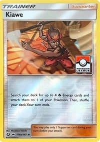Kiawe - 116a/147 (Pokemon League) — League & Championship Cards 116a