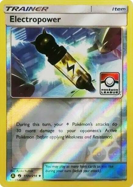 Electropower - 172a/214 (Pokemon League) — League & Championship Cards 172a Pokémon card