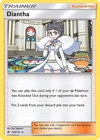 Diantha - 105/131 (Regional Championships) [Staff] — League & Championship Cards 105 Pokémon card
