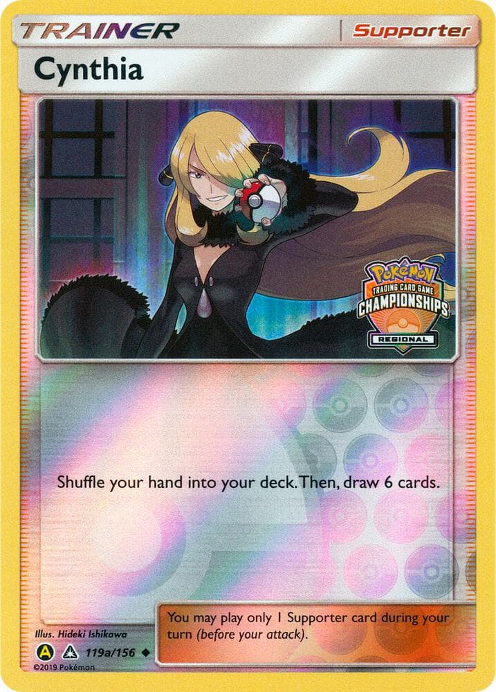 Cynthia - 119a/156 (Regional Championships) — League & Championship Cards 119a Pokémon card