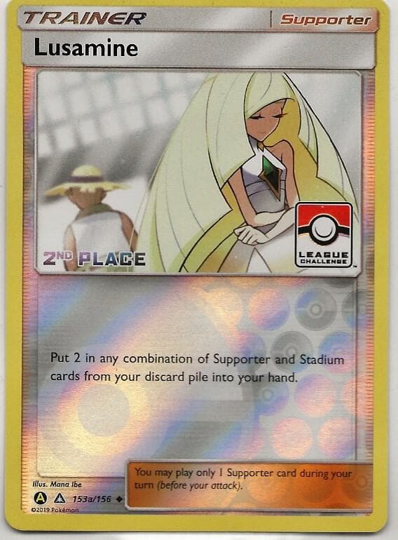 Lusamine - 153a/156 (League Challenge) [2nd Place] — League & Championship Cards 153a Pokémon card