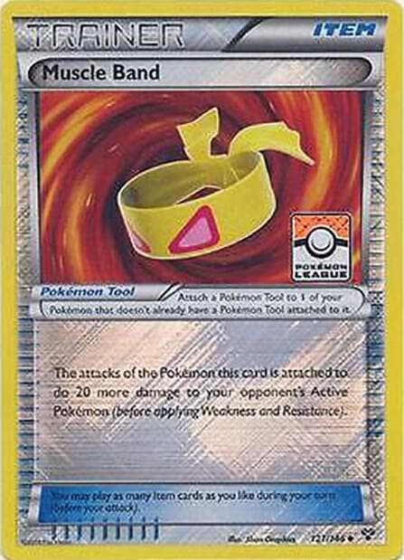 Muscle Band - 121/146 - (Pokemon League) — League & Championship Cards 121 Pokémon card