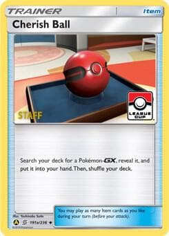 Cherish Ball - 191a/236 (League Cup) [Staff] — League & Championship Cards 191a Pokémon card