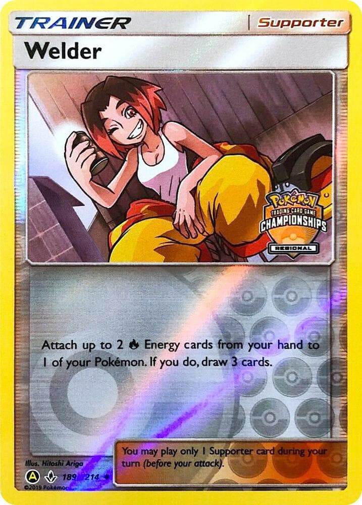 Welder - 189a/214 (Regional Championships) — League & Championship Cards 189a Pokémon card