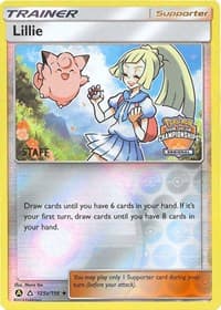 Lillie - 215a/156 (Regional Championships) [Staff] — League & Championship Cards 125a