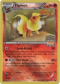 Flareon - 12/108 (Regional Championships) [Staff] — League & Championship Cards 12