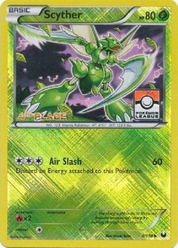 Scyther - 4/108 (Pokemon League) [4th Place] — League & Championship Cards 4 Pokémon card