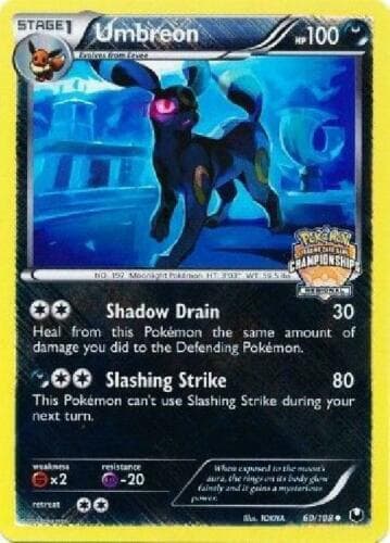 Umbreon - 60/108 (Regional Championships) — League & Championship Cards 60 Pokémon card