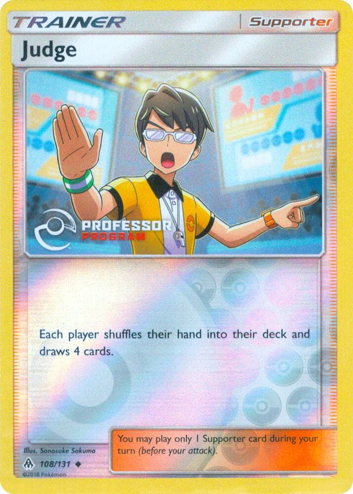 Judge (2019) — Professor Program Promos 108 Pokémon card
