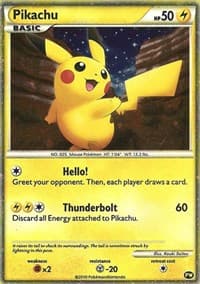 Pikachu (English) — Pikachu World Collection Promos PW 1