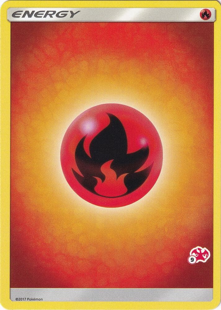 Fire Energy (#9 Charizard Stamped) — Battle Academy 9 Pokémon card