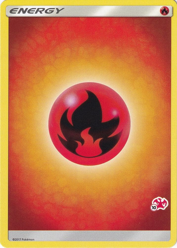 Fire Energy (#10 Charizard Stamped) — Battle Academy 10 Pokémon card