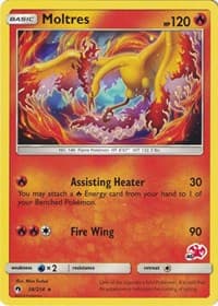 Moltres - 38/214 (#46 Charizard Stamped) — Battle Academy 38