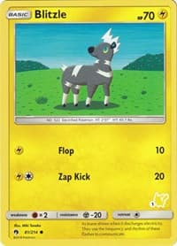 Blitzle - 81/214 (#1 Pikachu Stamped) — Battle Academy 81