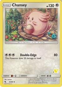 Chansey - 46/68 (#5 Pikachu Stamped) — Battle Academy 46