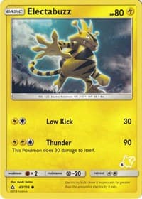 Electabuzz - 43/156 (#6 Pikachu Stamped) — Battle Academy 43