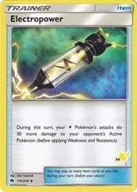 Electropower - 172/214 (#34 Pikachu Stamped) — Battle Academy 172