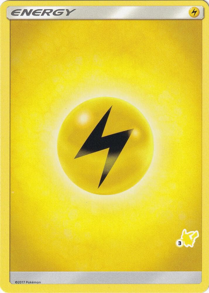 Lightning Energy (#3 Pikachu Stamped) — Battle Academy 3 Pokémon card