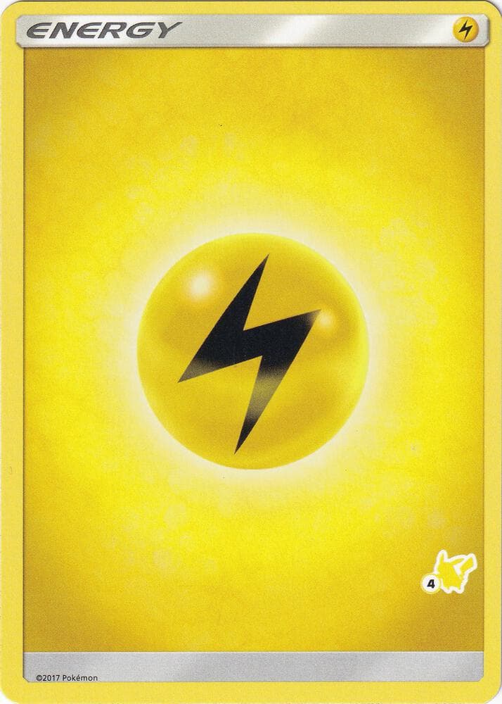 Lightning Energy (#4 Pikachu Stamped) — Battle Academy 4 Pokémon card
