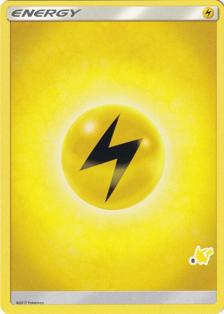 Lightning Energy (#8 Pikachu Stamped) — Battle Academy 8 Pokémon card