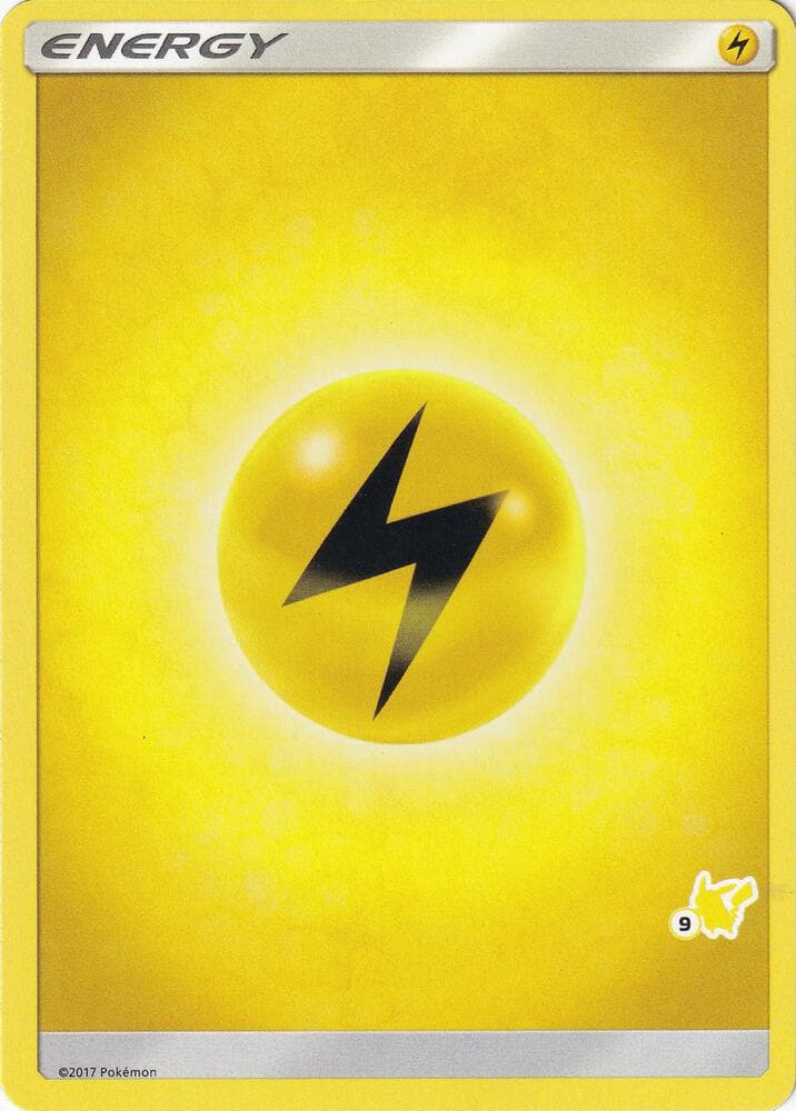 Lightning Energy (#9 Pikachu Stamped) — Battle Academy 9 Pokémon card