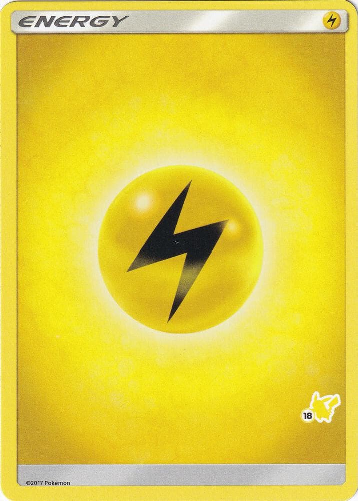 Lightning Energy (#18 Pikachu Stamped) — Battle Academy 18 Pokémon card