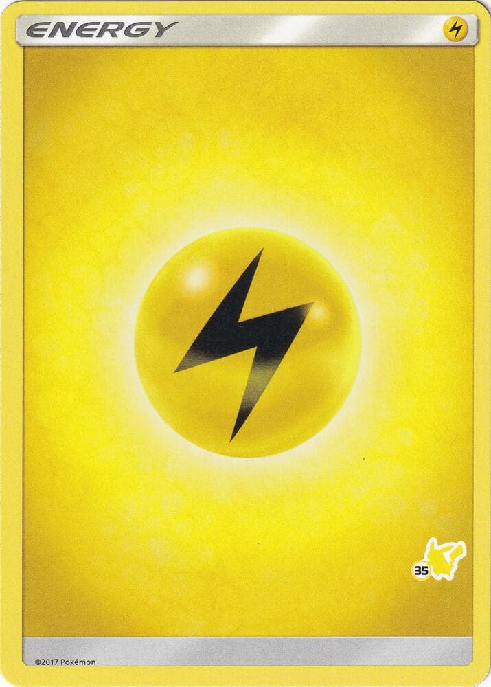 Lightning Energy (#35 Pikachu Stamped) — Battle Academy 35 Pokémon card
