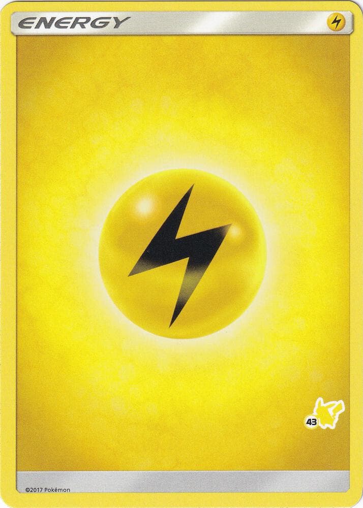 Lightning Energy (#43 Pikachu Stamped) — Battle Academy 43 Pokémon card