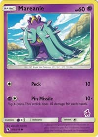 Mareanie - 105/214 (Mewtwo Stamped) — Battle Academy 105