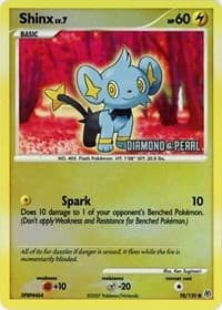 Shinx - 98/130 [Diamond & Pearl] — Burger King Promos 98