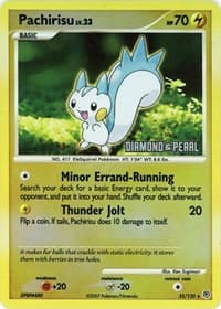 Pachirisu - 35/130 [Diamond & Pearl] — Burger King Promos 35
