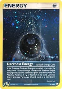 Darkness Energy (Special) - 93/109 (Cosmos Holo) [Winner] — League & Championship Cards 93