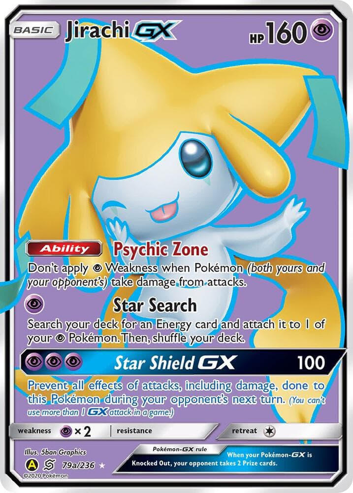 Jirachi GX — Alternate Art Promos 79a Pokémon card