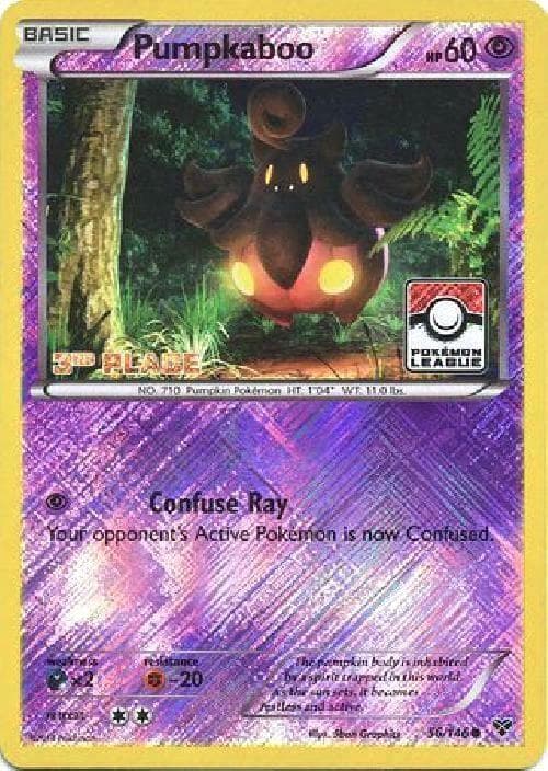 Pumpkaboo - 56/146 (Pokemon League) [3rd Place] — League & Championship Cards 56 Pokémon card