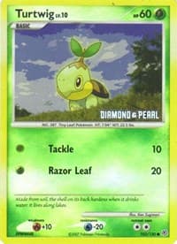 Turtwig - 103/130 [Diamond & Pearl] — Burger King Promos 103