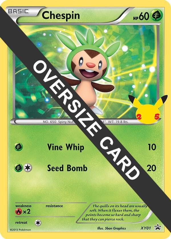 Chespin — First Partner Pack XY1 Pokémon card