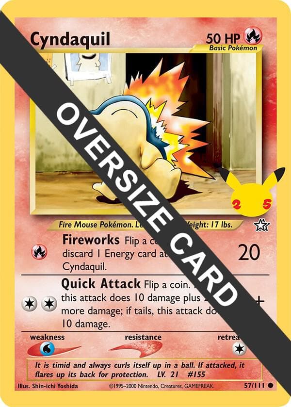 Cyndaquil — First Partner Pack 57 Pokémon card