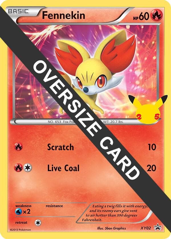 Fennekin — First Partner Pack XY2 Pokémon card