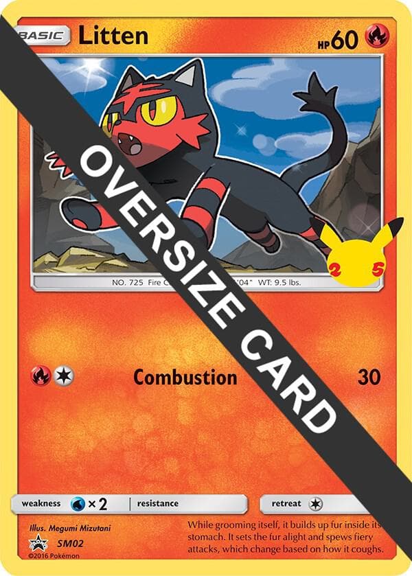 Litten — First Partner Pack SM2 Pokémon card