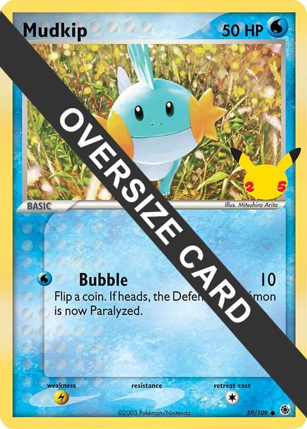 Mudkip — First Partner Pack 59 Pokémon card