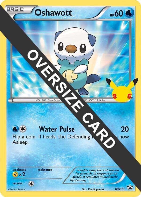 Oshawott — First Partner Pack BW3 Pokémon card