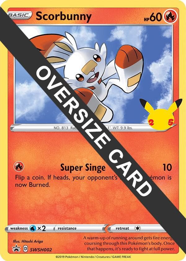 Scorbunny — First Partner Pack SWSH2 Pokémon card