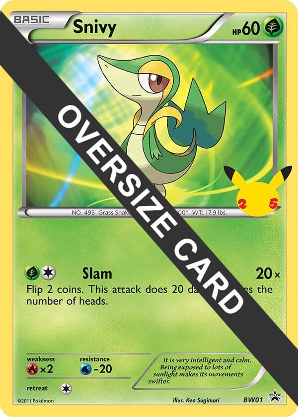 Snivy — First Partner Pack BW1 Pokémon card